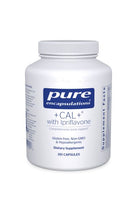 Load image into Gallery viewer, White Bottle Reads Pure Encapsulations +CAL+ with Ipriflavone Hypoallergenic dietary supplement 351capsules
